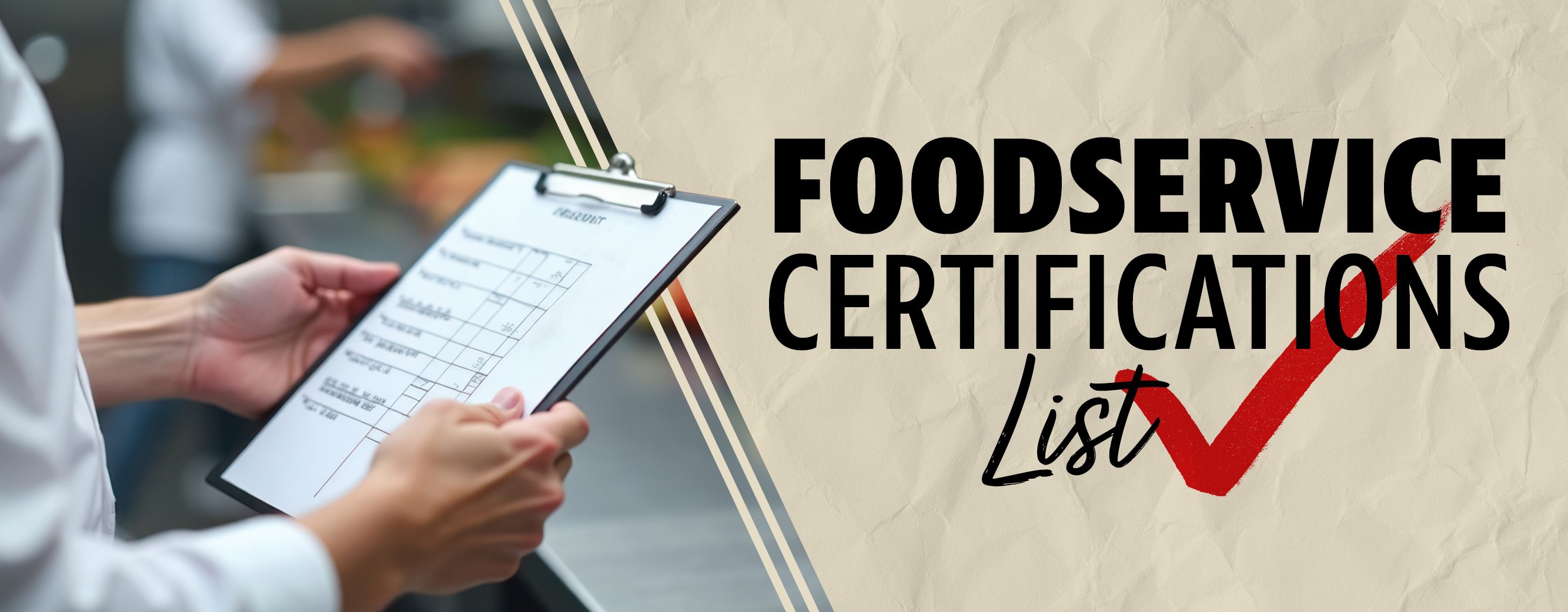 Food and Beverage Certifications 