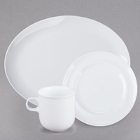 10 Strawberry Street Taverno White Porcelain Dinnerware