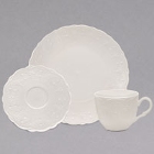 10 Strawberry Street Valentina White New Bone China Dinnerware