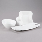 10 Strawberry Street Highland White Porcelain Dinnerware