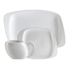 CAC White Pearl Bone White Porcelain Dinnerware