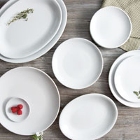 Acopa Bright White Coupe Stoneware Dinnerware