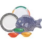 GET Creative Table Colorful Melamine Dinnerware