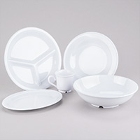 GET Diamond White Melamine Dinnerware