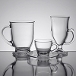 Glass Coffee Mugs, Cappuccino Cups, and Saucers