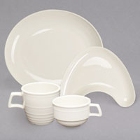 Homer Laughlin by Steelite International Flipside Ivory (American White) China Dinnerware