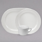 Oneida Espree Cream White China Dinnerware