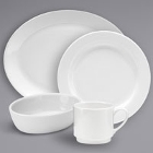 Oneida Tundra Warm White China Dinnerware