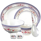 Rose Melamine Dinnerware