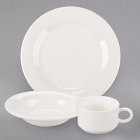 Reserve by Libbey Cafe Royal Royal Rideau White Porcelain Dinnerware