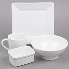 Tuxton White China Ovenware