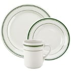 Tuxton Green Bay Ivory (American White) China Dinnerware