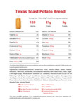 00500515-Texas-Toast-Potato-Bread-FRZN Nutrition