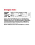 00500570-Hoagie-FRZN Nutrition 00500570-Hoagie-FRZN Nutrition