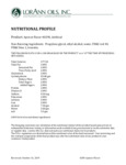 LorAnn Oils Apricot Super Strength Flavor Nutrition Information
