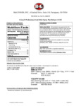 Nutrition Sheet