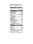 10207019 & 10207020 Regal Black Caraway Seed Nutrition