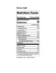 10207347 Regal Onion Salt Nutrition 10207347 Regal Onion Salt Nutrition