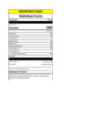 103BIBPAGRFT SYRUP BIB GRAPEFRUIT SODA 3 GAL PARADISE NUTRITION 103BIBPAGRFT SYRUP BIB GRAPEFRUIT SODA 3 GAL PARADISE NUTRITION