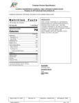 Nutrition Sheet