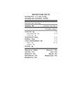 Nutrition Sheet