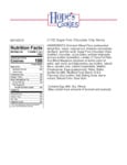 Hope's Cookies Sugar-Free Chocolate Chip Cookie Dough Nutrition