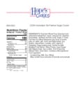 Hope's Cookies Sugar Cookie Dough Nutrition