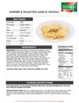 Seviroli Shrimp & Garlic Ravioli Nutrition