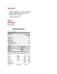 Nutrition Sheet