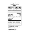 Nutrition Sheet