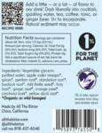 Aromatic All the Bitter Nutrition Aromatic All the Bitter Nutrition