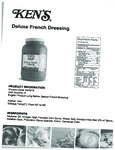 Ken's Deluxe French Dressing Nutrition