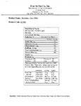 Nutrition Sheet