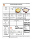 15647_NL Sugar Cookie Cheesecake_Nutrition