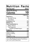 LorAnn Hawaiian Coconut Flavor Fountain Syrup Nutrition Information