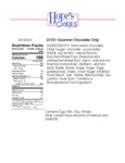 Hope's Cookies Chocolate Chip Cookie Dough Nutrition