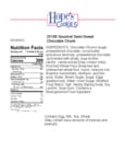 Hope's Cookies Chocolate Chunk Cookie Dough Nutrition