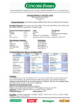 Oringer Butterscotch Hard Serve Ice Cream Base Nutrition Information