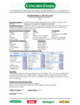 41350 RTU White Chocolate Sauce_Base Nutrition