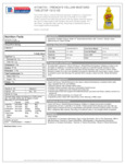 Spec Sheet / Nutrition 