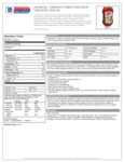 Spec Sheet / Nutrition 