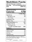 Nutrition Sheet