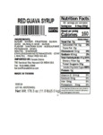 SYRUP CONC GUAVA nutrition SYRUP CONC GUAVA nutrition