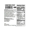 SYRUP CONC HONEYDEW nutrition