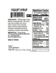 SYRUP CONC YOGURT nutrition