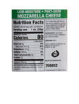 6 lb. Part Skim Milk Mozzarella Cheese Nutrition.pdf