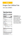 Nutrition Sheet