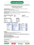 Oringer Coconut Hard Serve Ice Cream Flavoring Nutrition Information