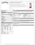 Nutrition Sheet