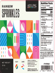 Adourne Rainbox Sprinkles Nutrition